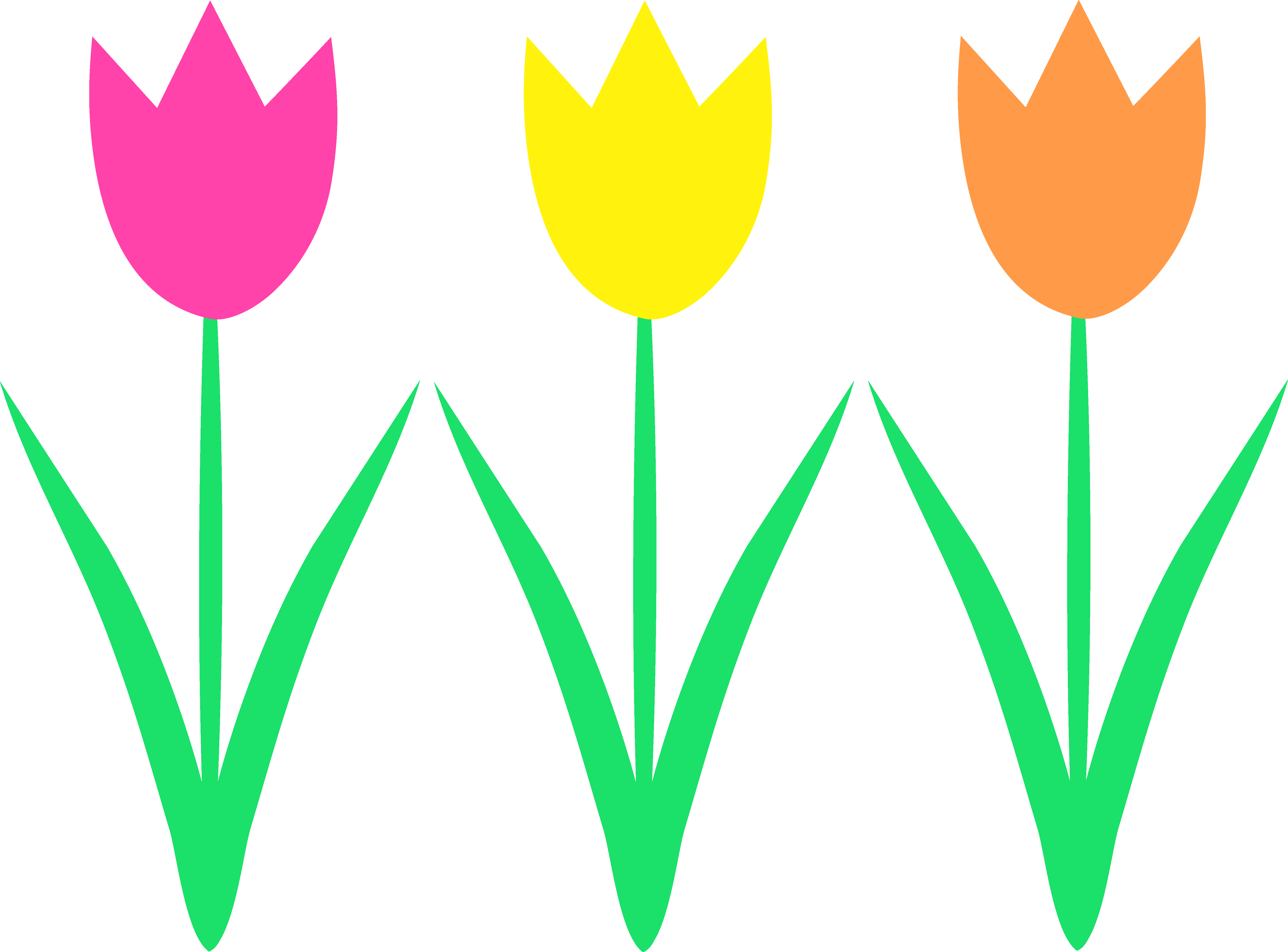 Tulip stencil crafty pinterest. Flower clipart row