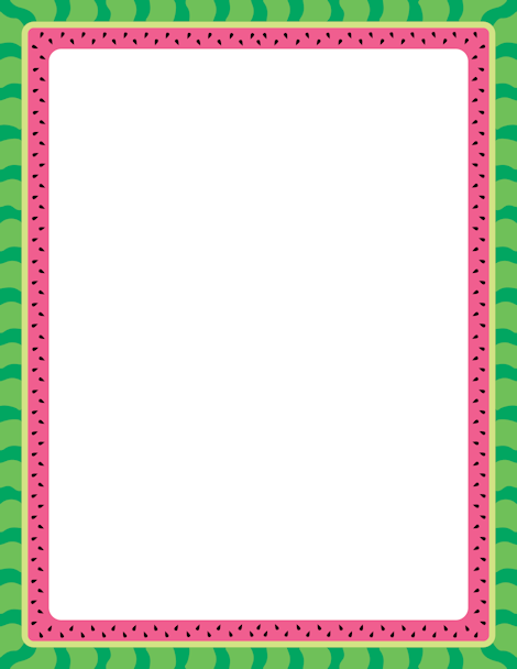 Pin by muse printables. Watermelon clipart frame