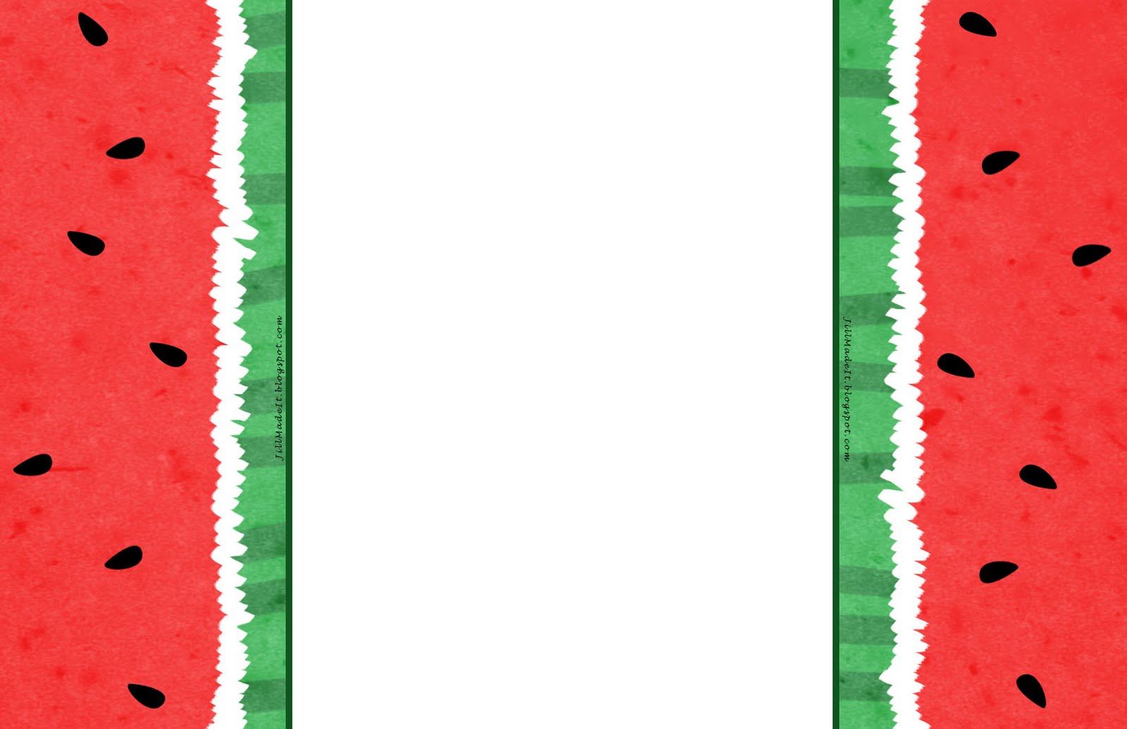 Watermelon clipart frame. Free border cliparts download