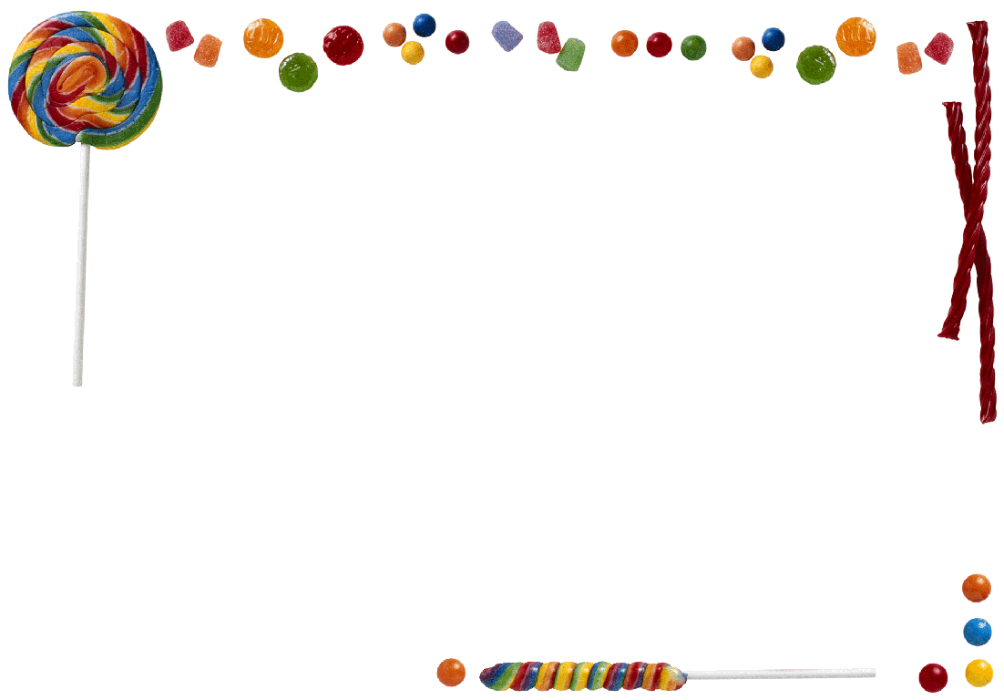 clipart frames candy