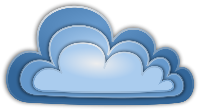 clipart borders cloud
