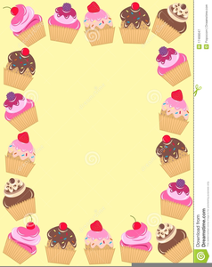cupcake clipart borders