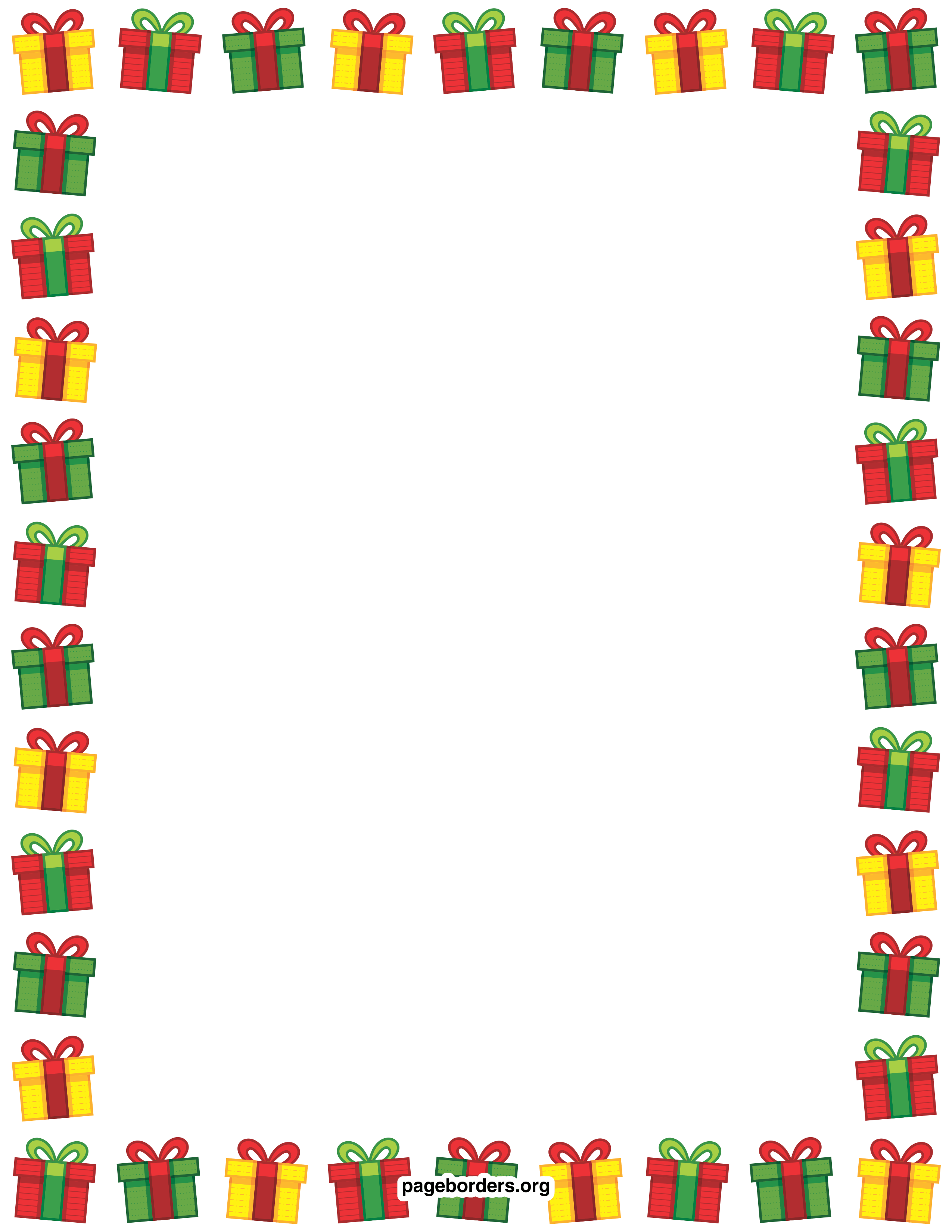 clipart borders gift