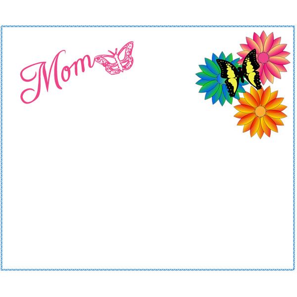 clipart borders mothers day