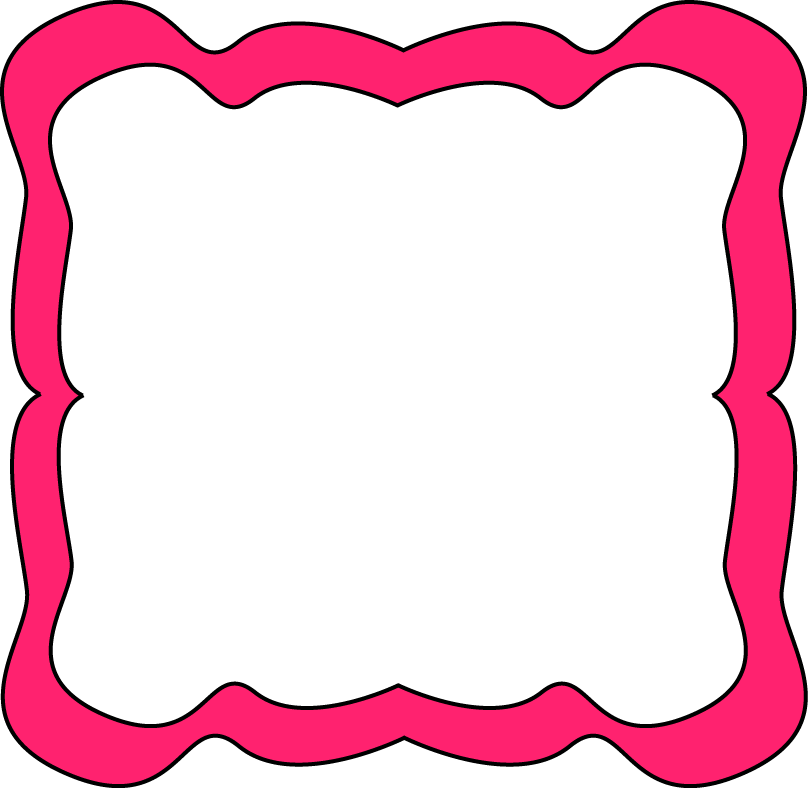 Borders and frames free. Iron clipart pink