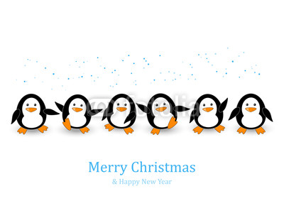 penguins clipart frame