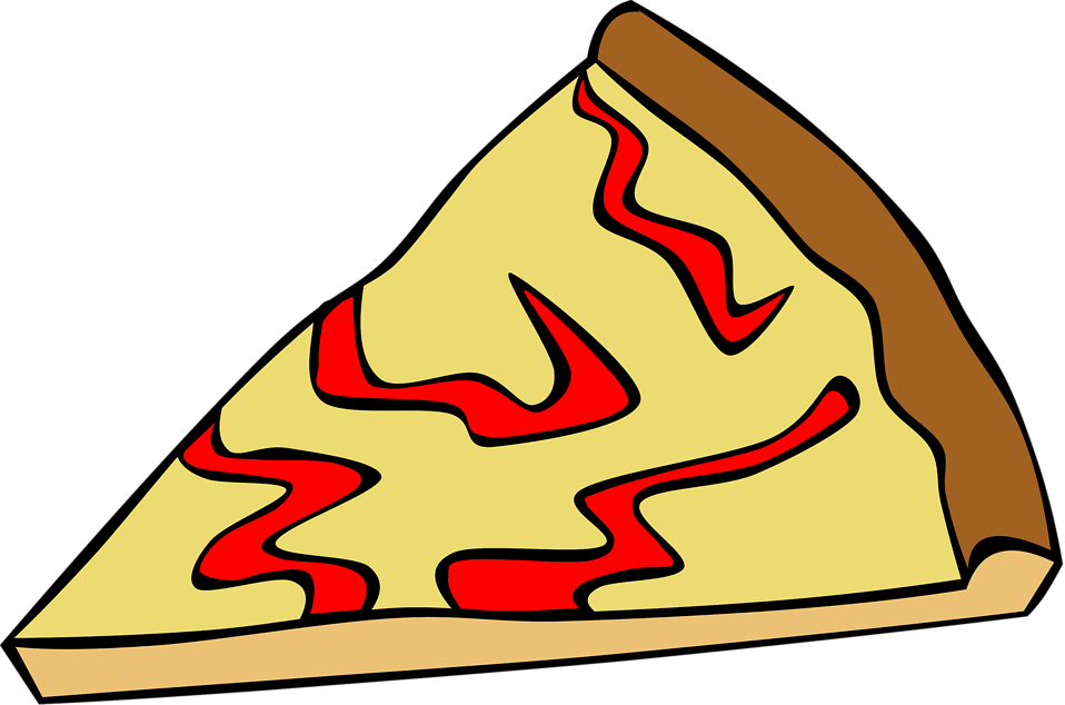 triangular clipart healthy pizza