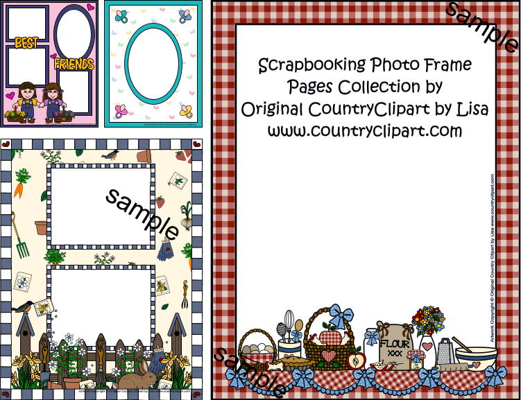 Winter clipart scrapbook. Scrapbooking photo frame pages