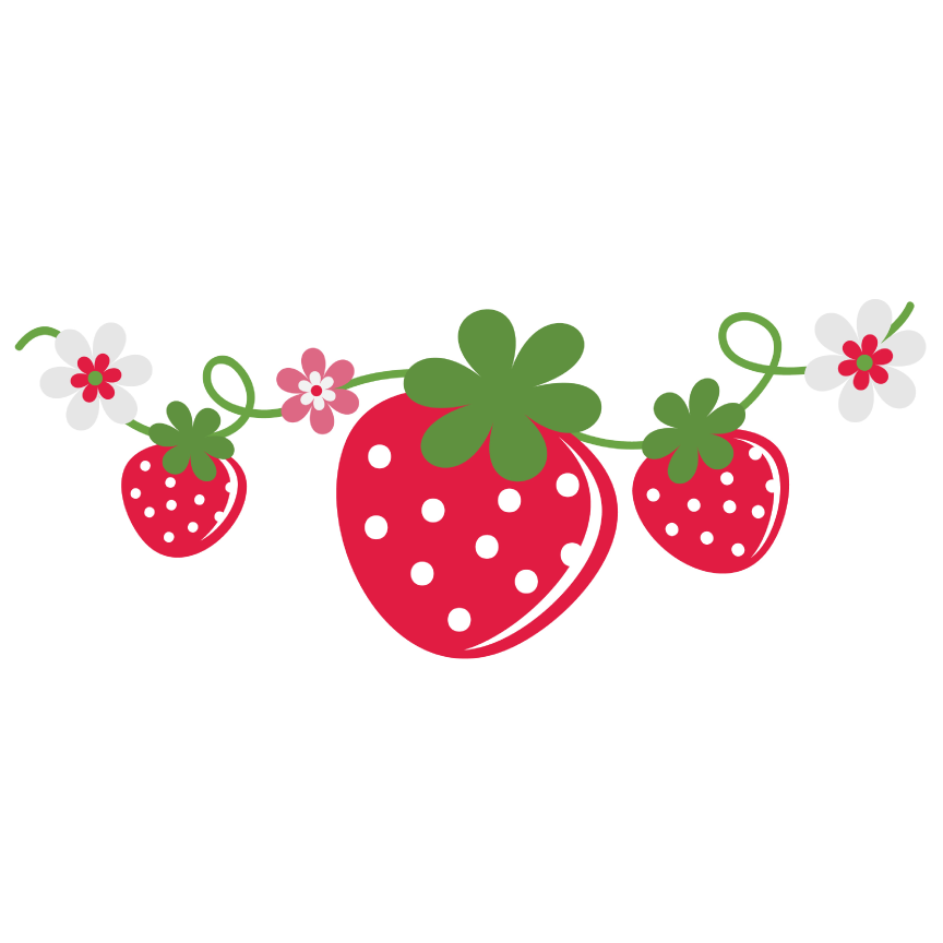 Ppbn designs vine with. Strawberries clipart strawberry shortcake