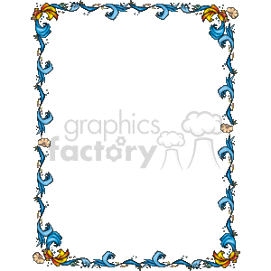 Border royalty free . Water clipart borders