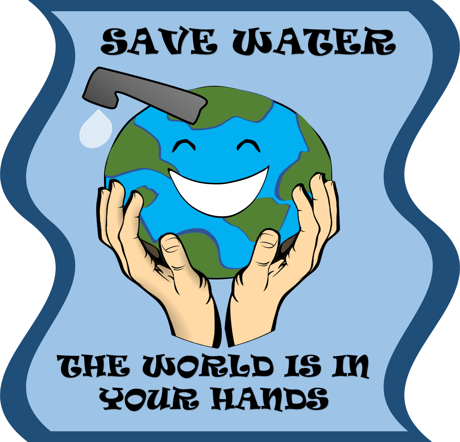 For water conservation creationz. Email clipart poster