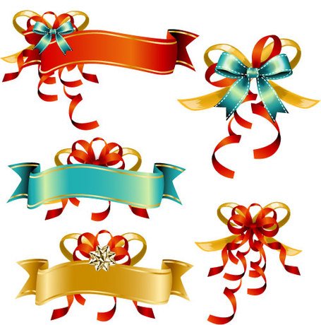 Free ribbon banners and. Clipart bow banner