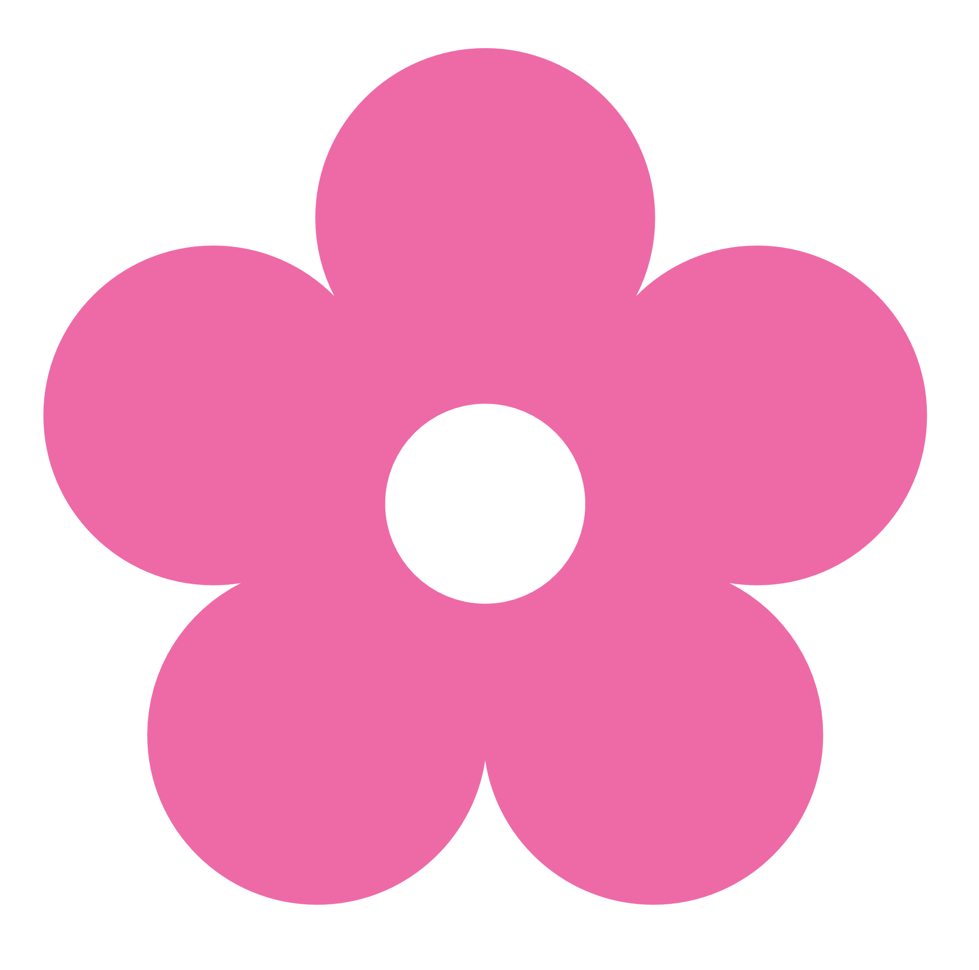Clipart guitar flower. Hot pink retro color