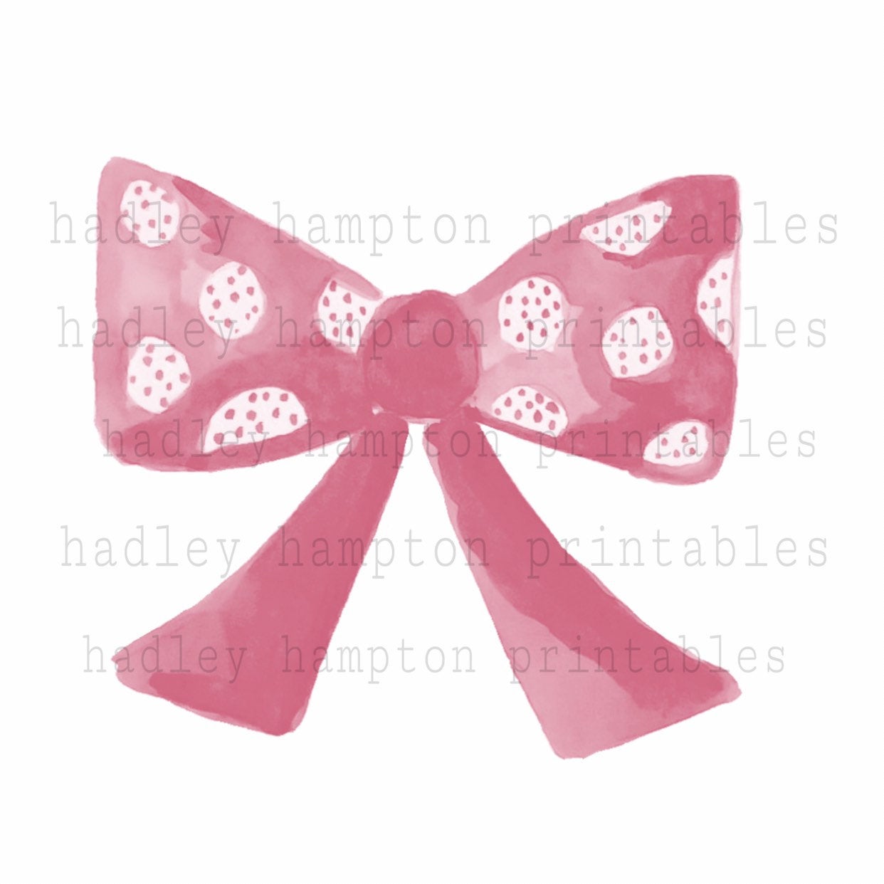 clipart bow bright pink