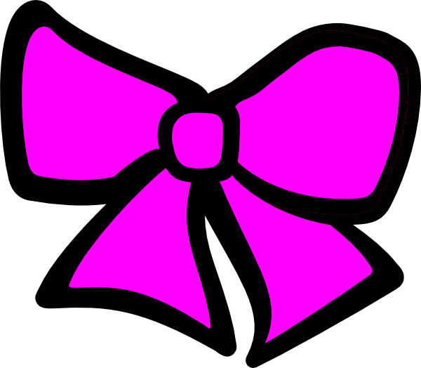 clipart bow cheer bow
