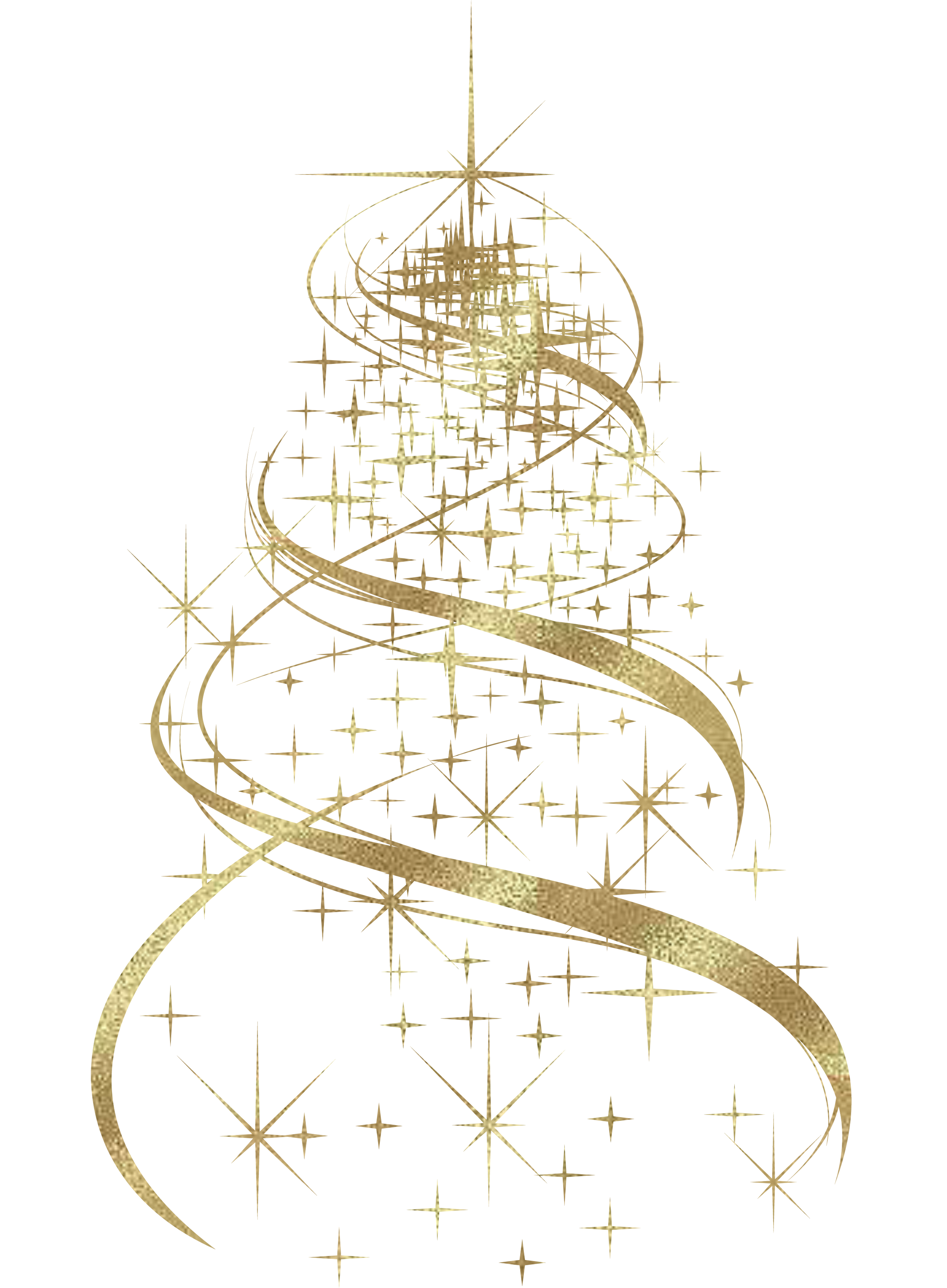Clipart bow christmas tree decoration. Transparent golden png gallery