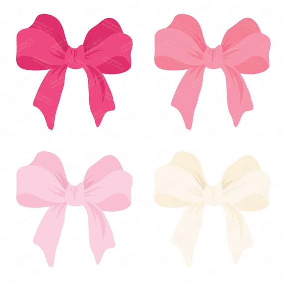 clipart bow double bow