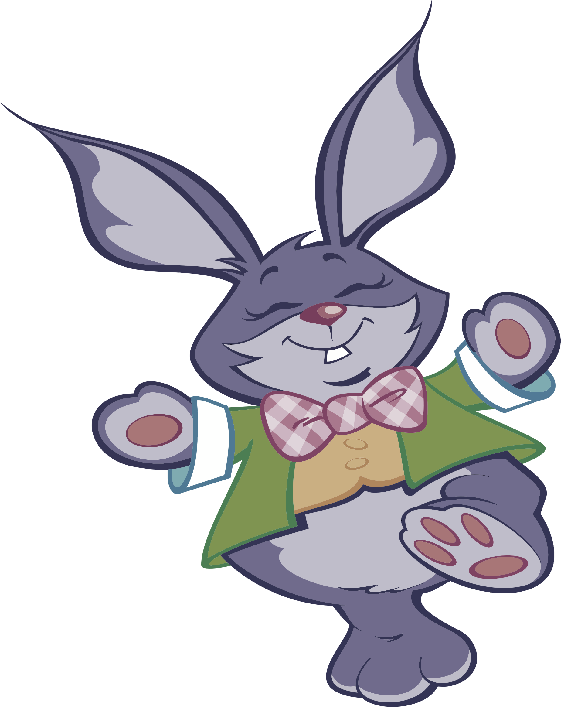 cool clipart bunny