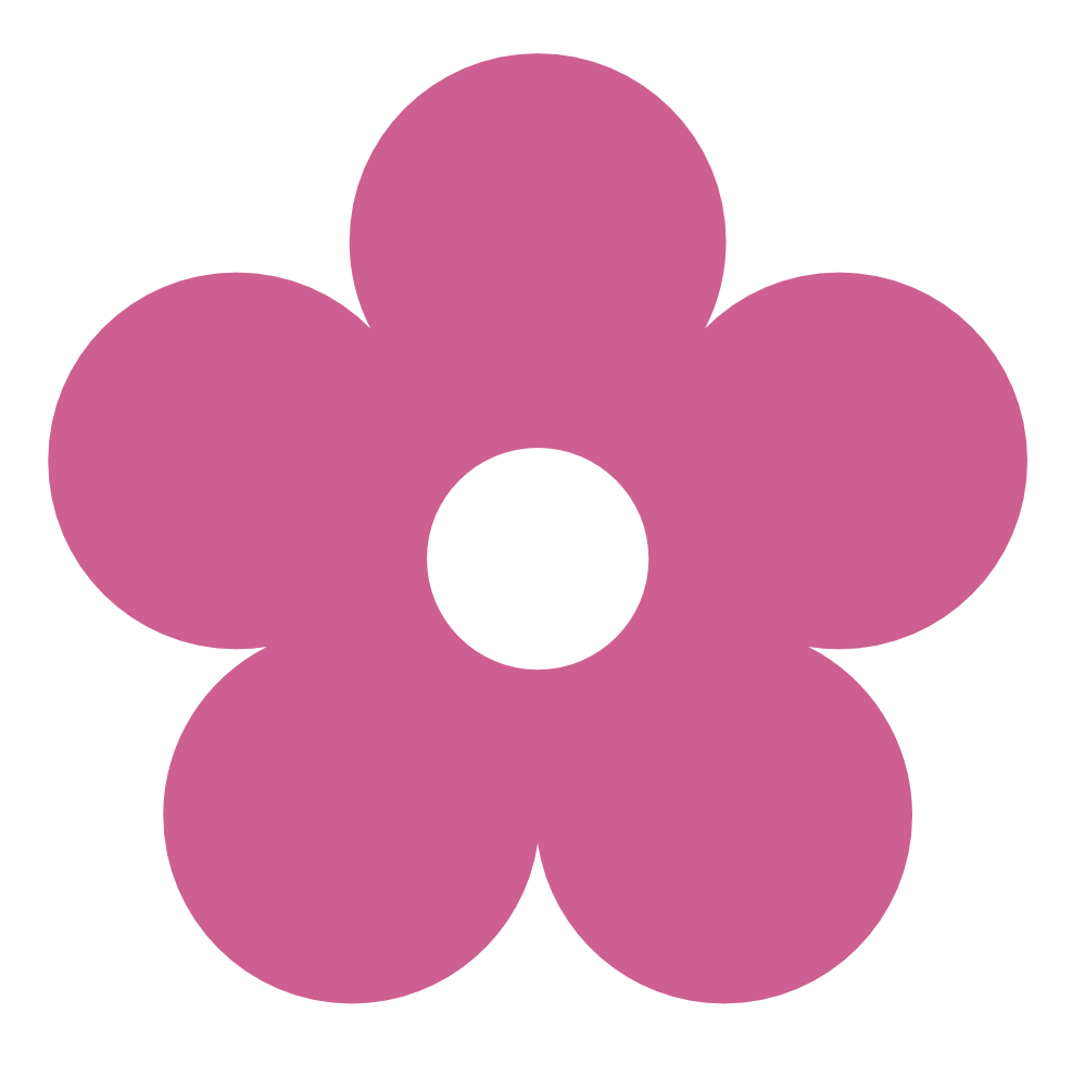 Hot pink clip art. Clipart bow flower