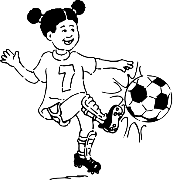 sports clipart outline