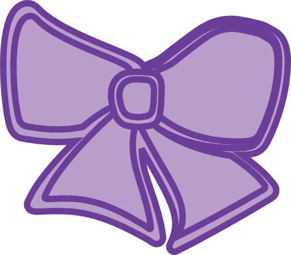 Clipart bow hair bow. Purple clip art at