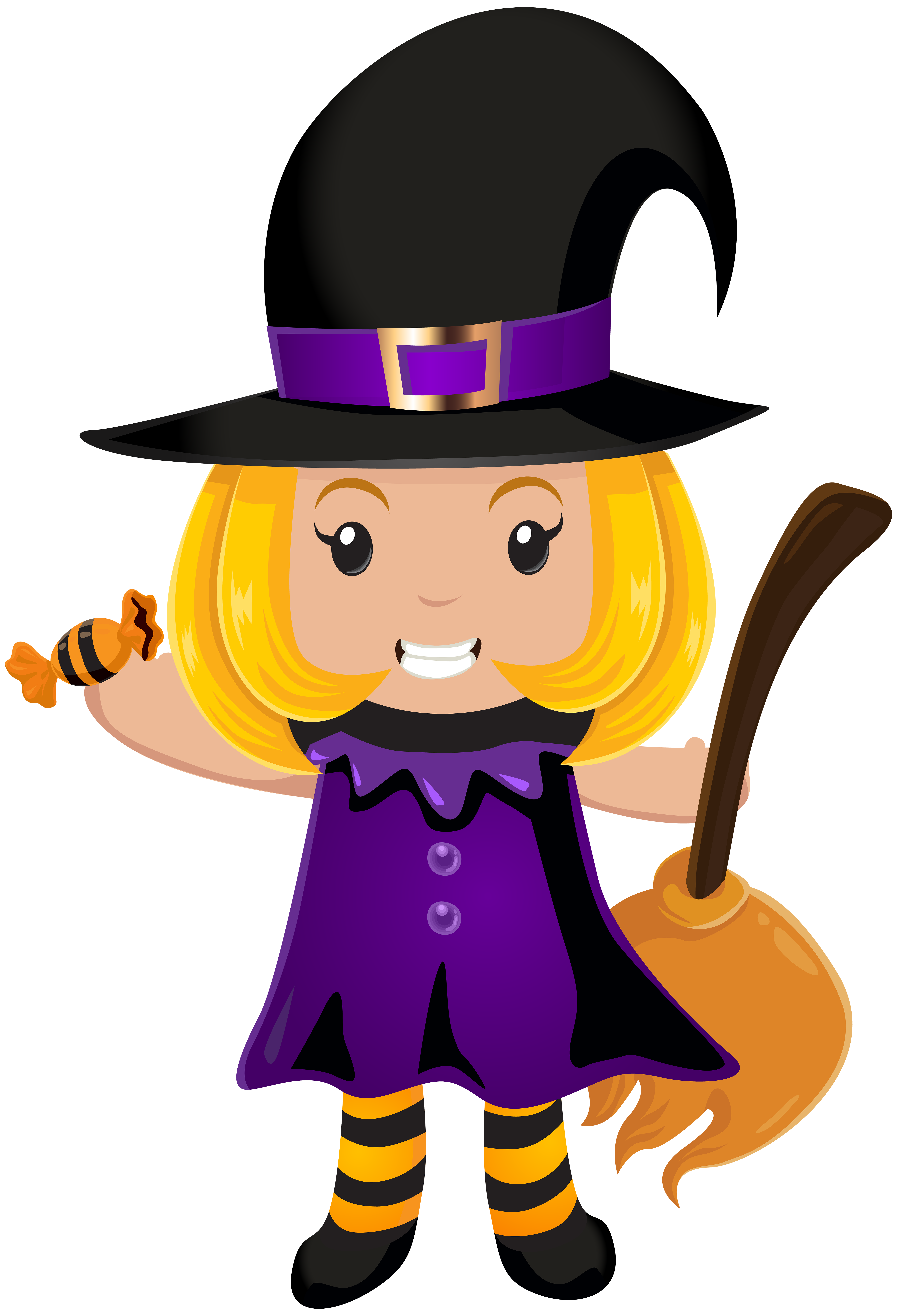 Halloween little witch png. Easter clipart treat
