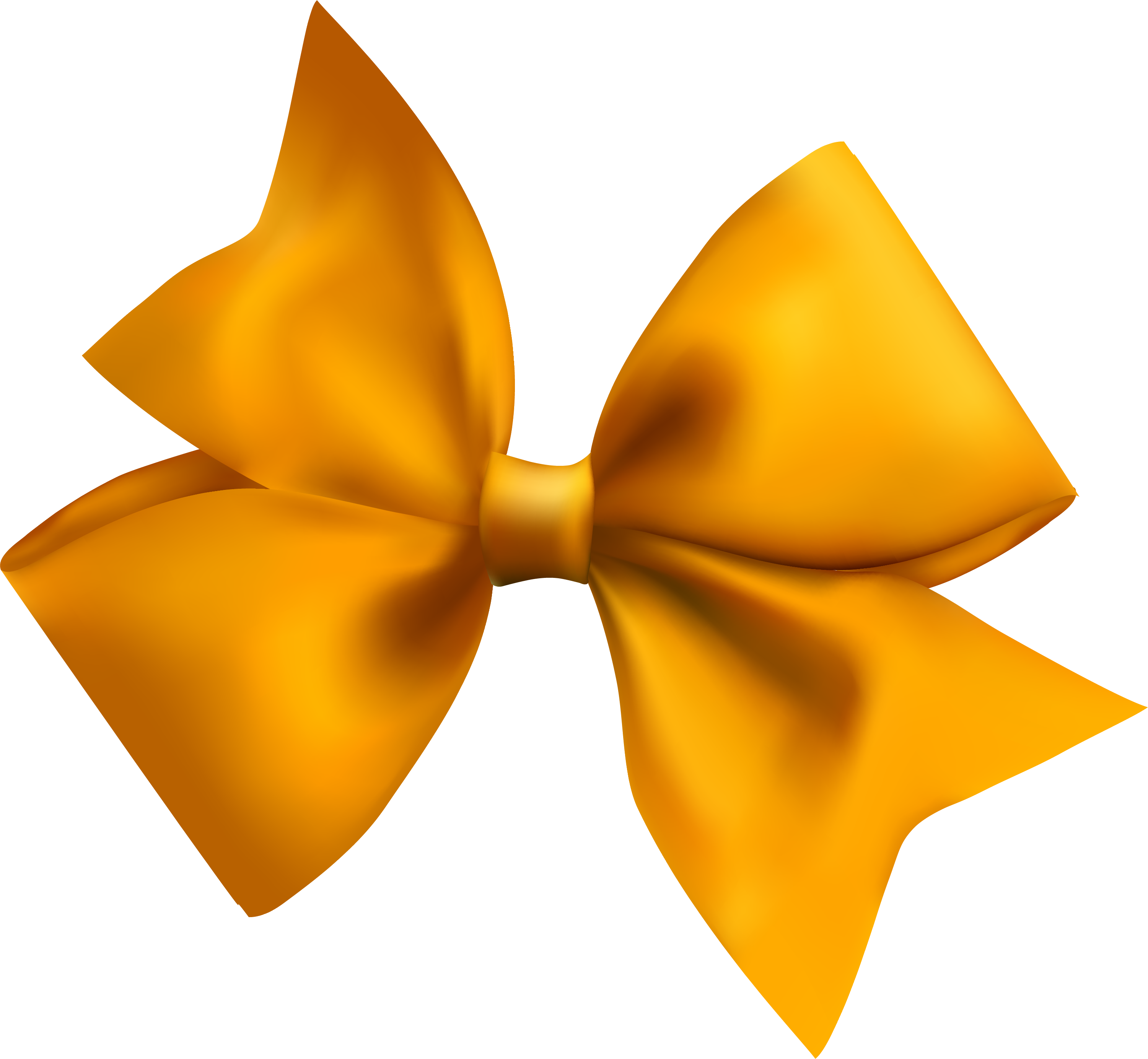 orange clipart bow tie