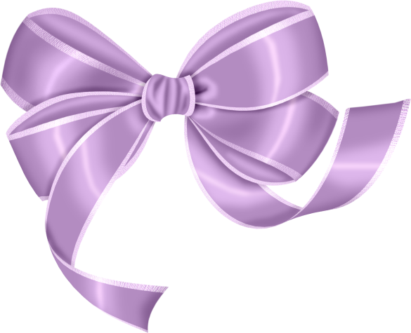 clipart bow lavender bow