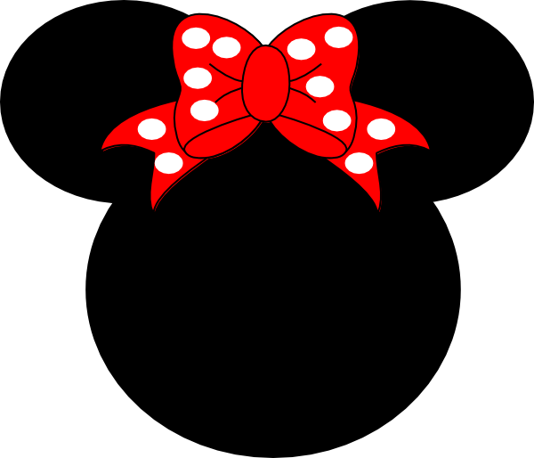 clipart bow mickey mouse