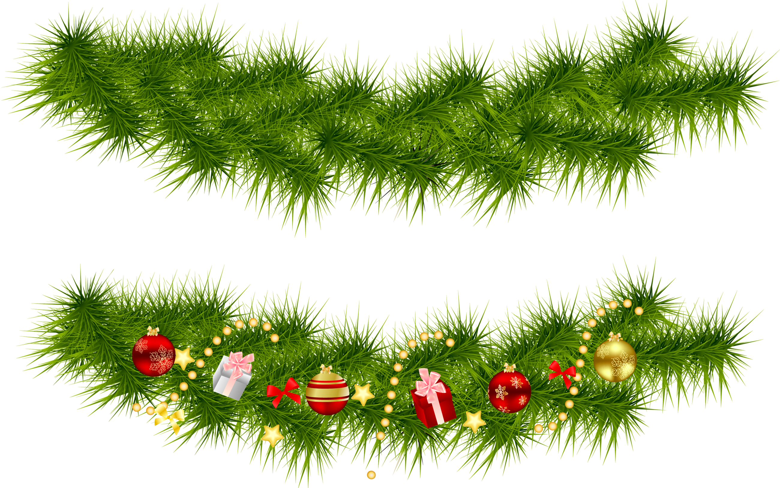 holly clipart garland