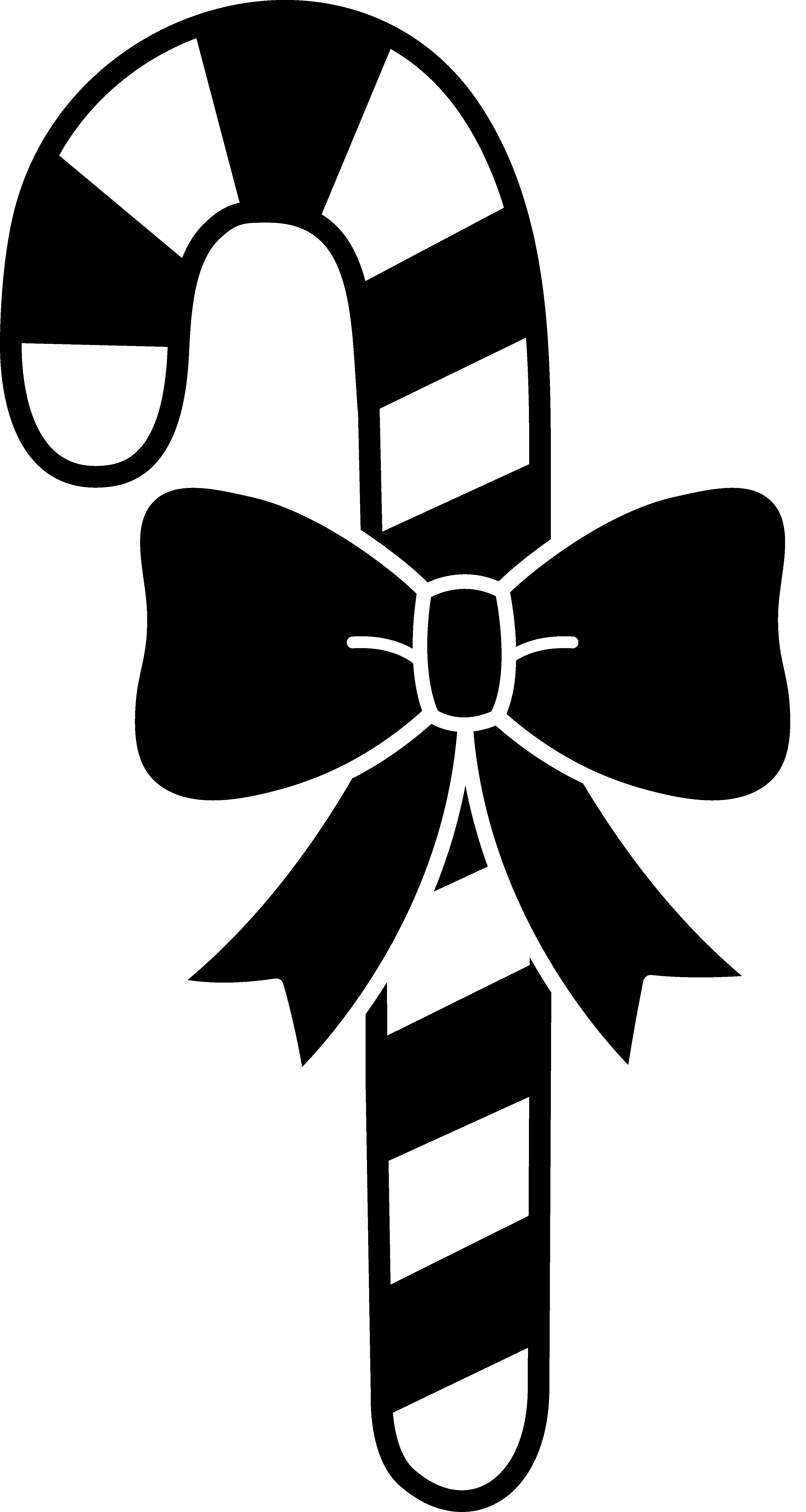 clipart bow silhouette