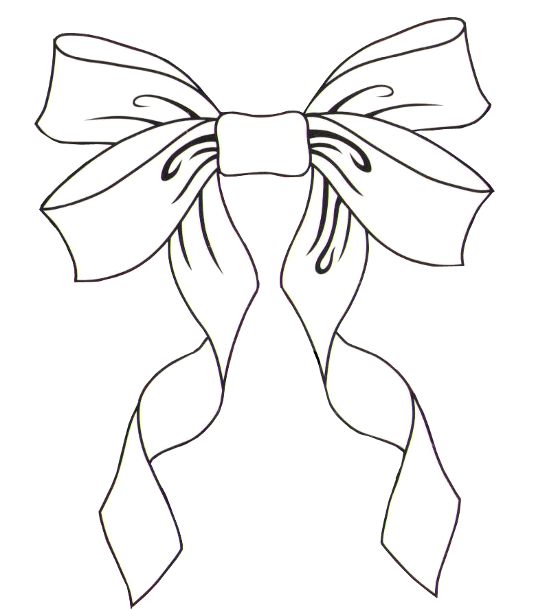 clipart bow simple