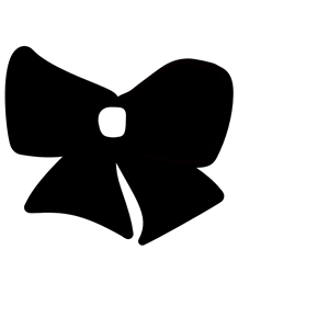 clipart bow solid bow