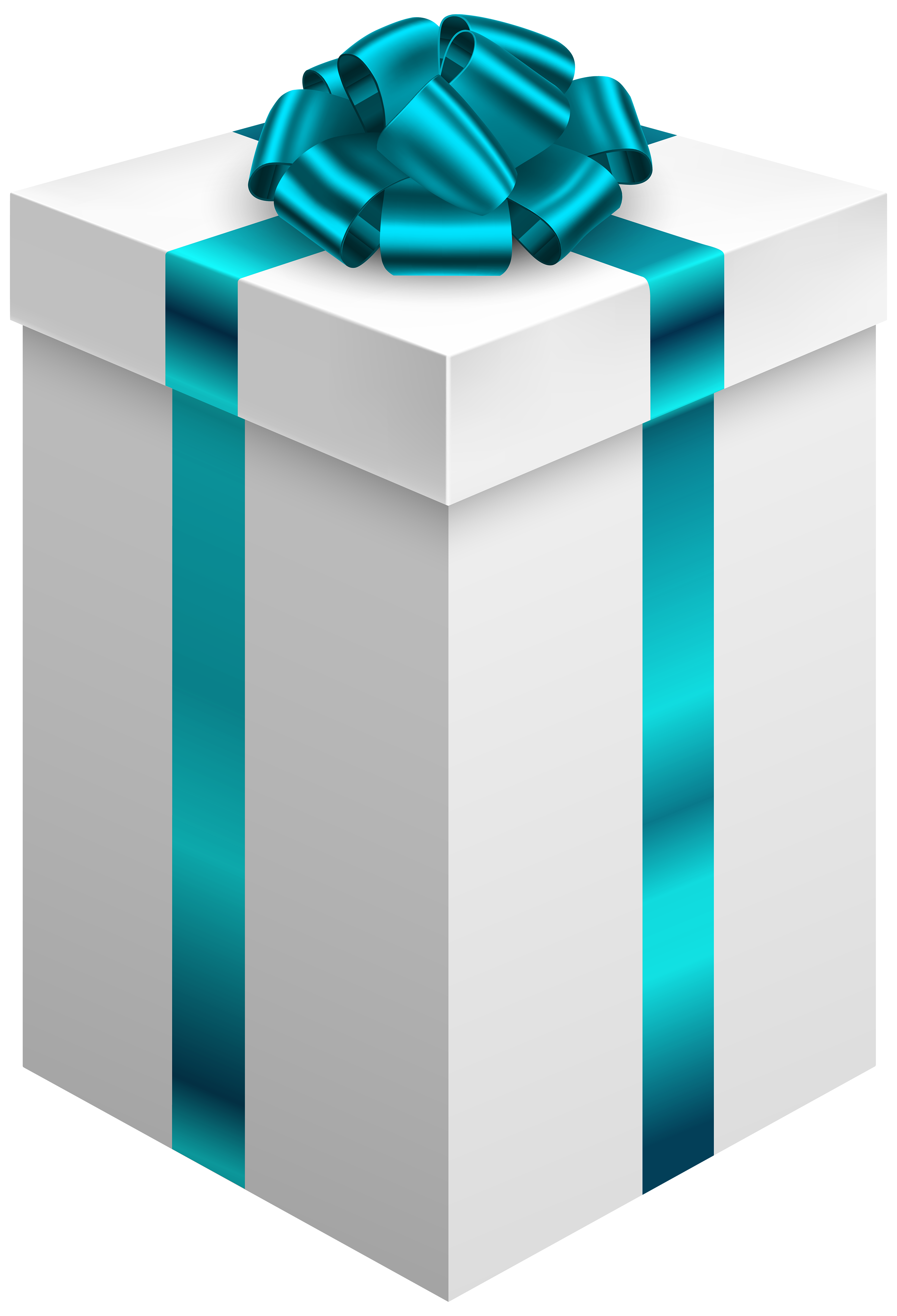 gift clipart teal