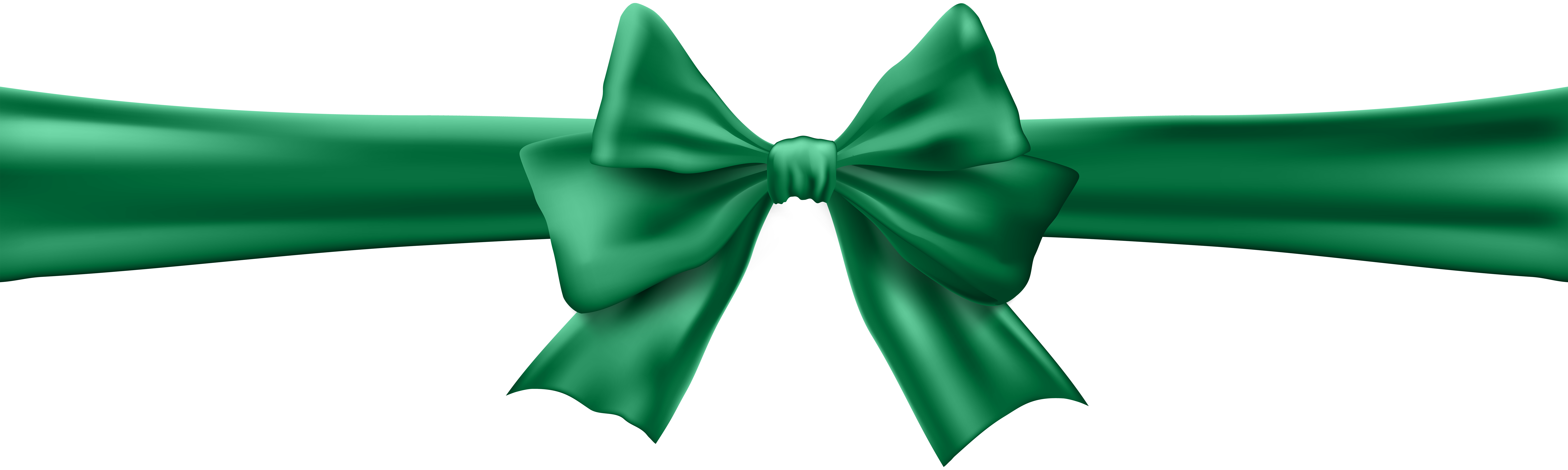 Green with ribbon clip. Clipart bow turquoise bow
