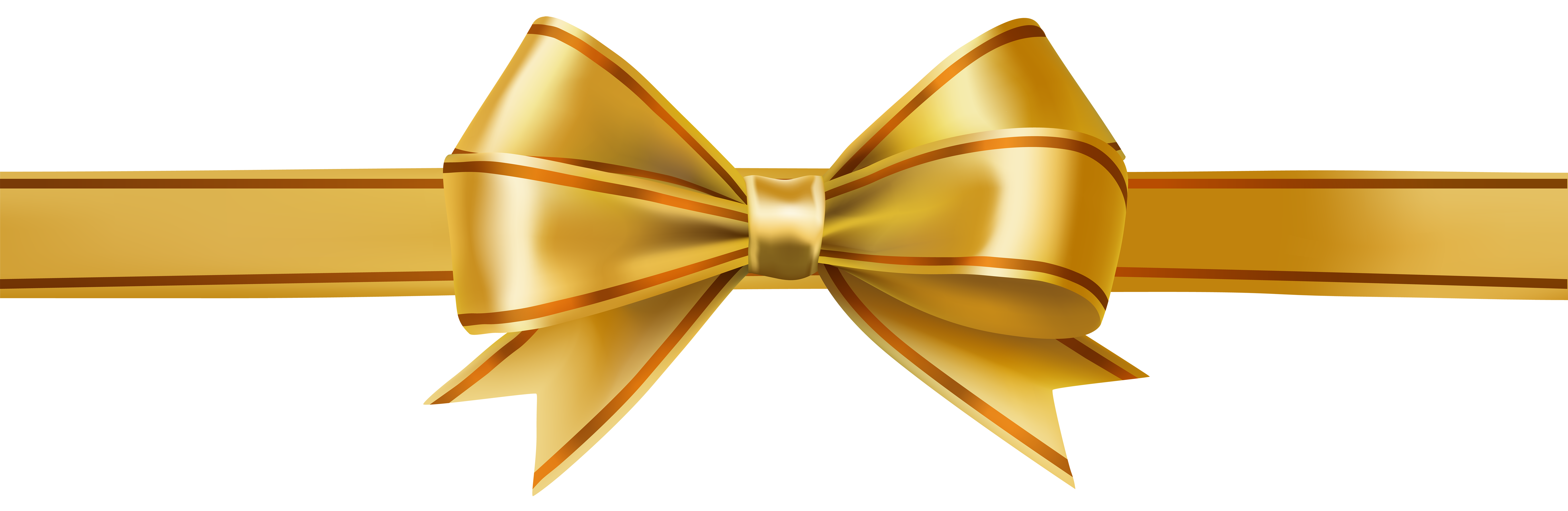 clipart bow yellow