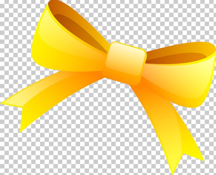 clipart bow yellow ribbon