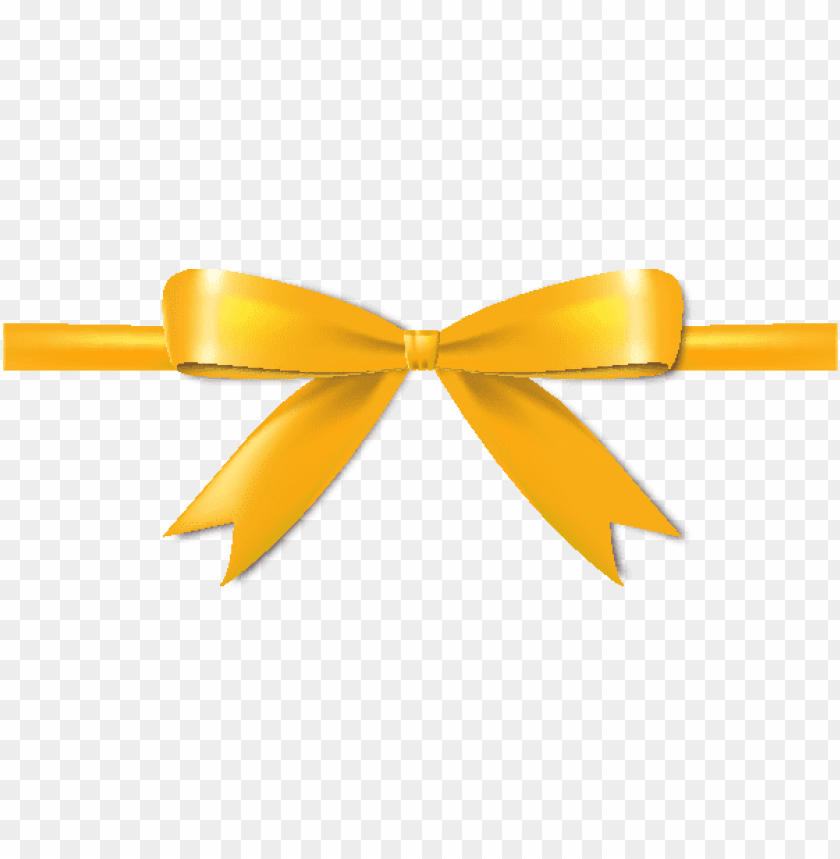 clipart bow yellow ribbon