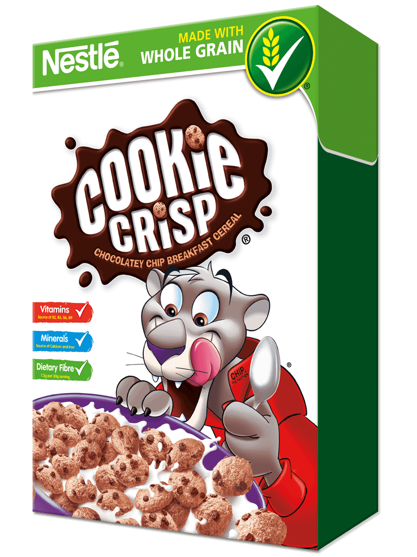 Cookie crisp chocolate chip. Clipart box breakfast cereal