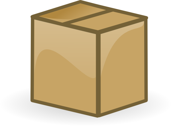 clipart box closed box