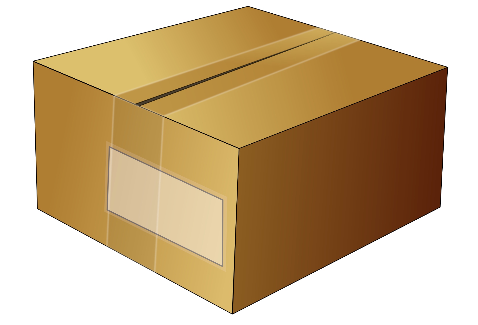 clipart box corrugated box