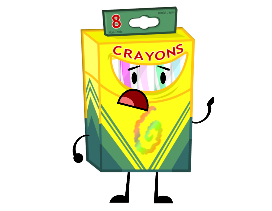 clipart box crayon