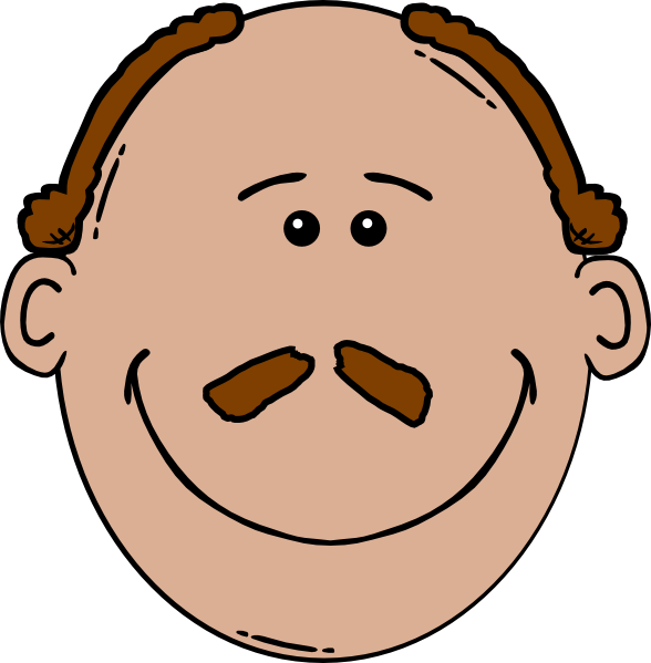 nose clipart mustache