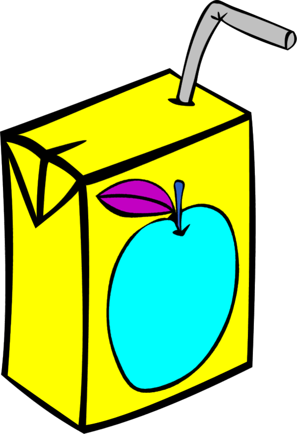 clipart box juice