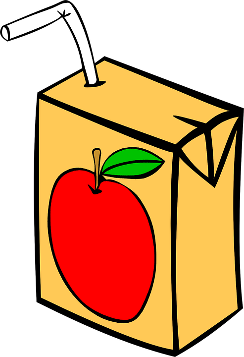 clipart box juice