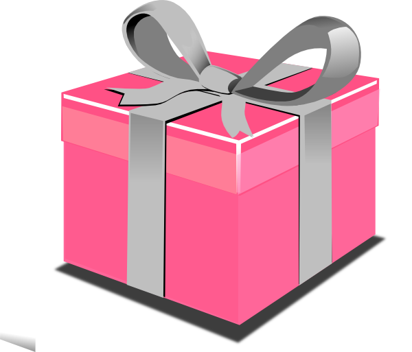 clipart box pink
