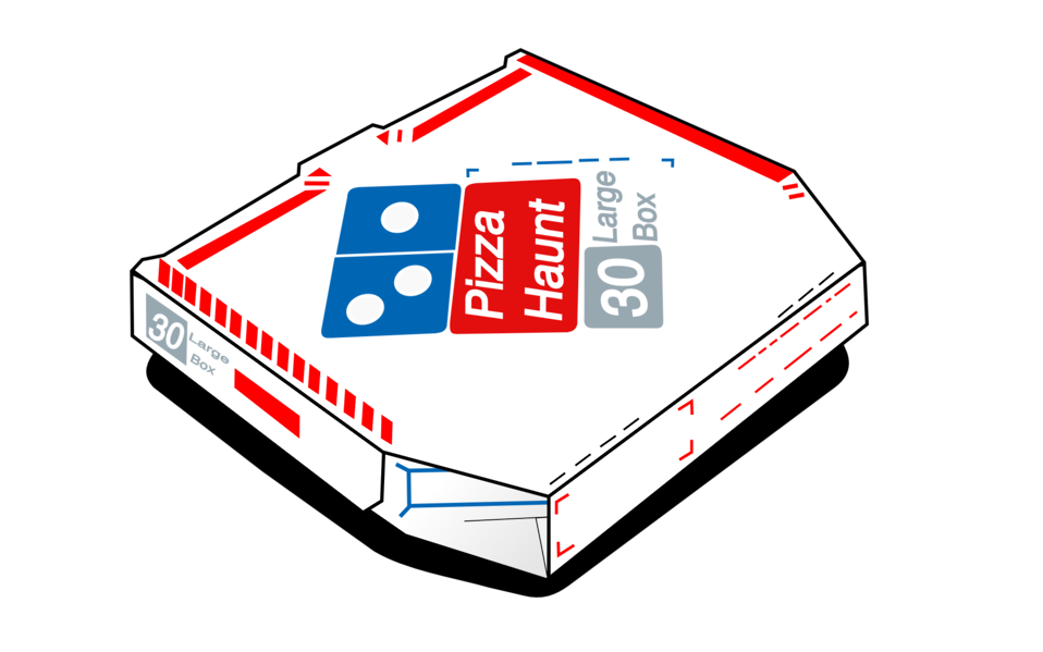 clipart box pizza