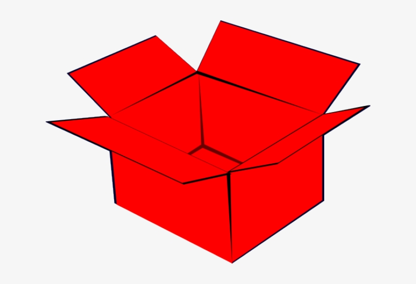 clipart box red