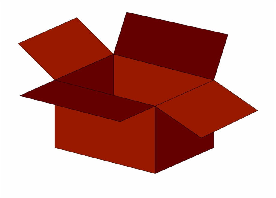 clipart box red