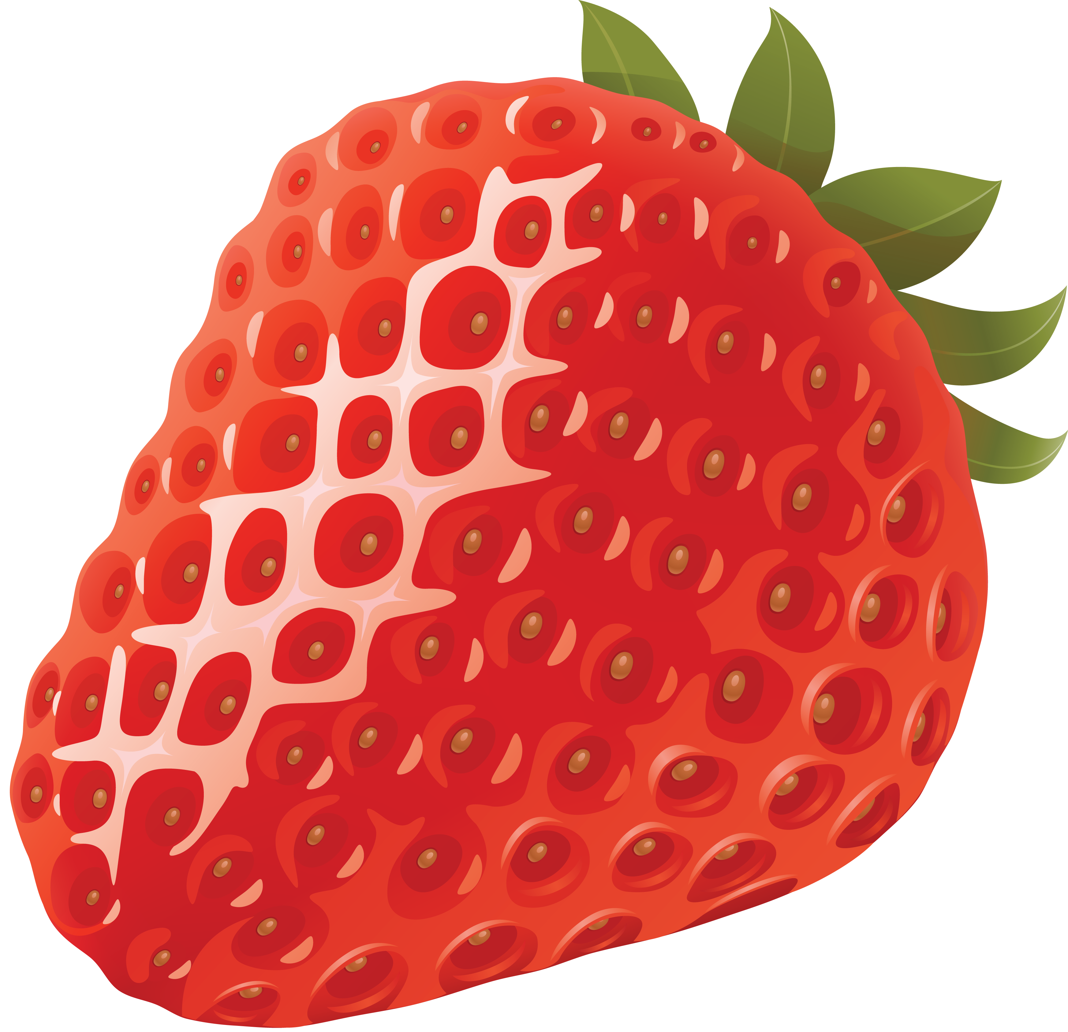 strawberries clipart box